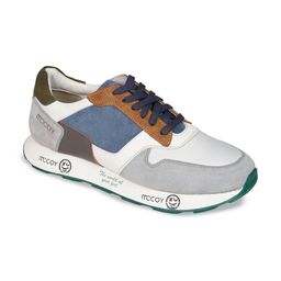 mccoy Men Colourblocked Round Toe Comfort Insole Leather Sneakers-image-21