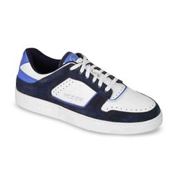 mccoy Men Colourblocked Round Toe Massage Footbed Leather Sneakers-18