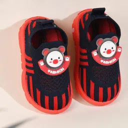KATS Kids Textured Flyknit Musical Mesh Slip-On Sneakers-15
