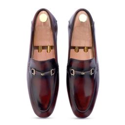 GRIFFIN Men Colourblocked Loafers-image-100
