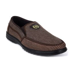 Ajanta Men Striped Lightweight Slip-On Sneakers-picture-40