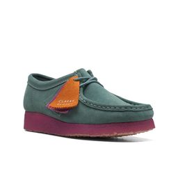Clarks Women Teal Suede Slip-On Sneakers-image-34