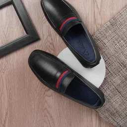 DAVINCHI Men Round Toe Comfort Insole Suede Slip-On Sneakers-14