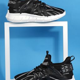 RapidBox Men Textured Mesh Sneakers-picture-4