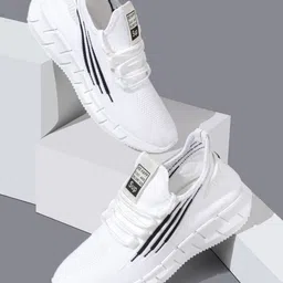 RapidBox Men Textured Mesh Sneakers-picture-16