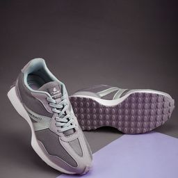 Duke Women Textured Round Toe Lightweight Mesh Sneakers-23