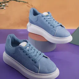 ICONICS Women Textured Sneakers-21