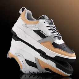 bacca bucci Men Colourblocked PU Sneakers-image-88