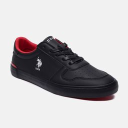 U S Polo Assn. Men Black PU Sneakers-52