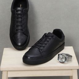 Monte Carlo Men Round Toe Leather Sneakers-picture-16