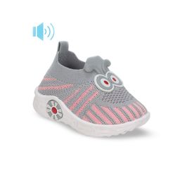 Lil Lollipop Kids Woven Design Musical Slip-On Sneakers-image-79
