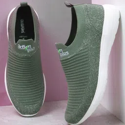 Action EVA Flotter Women Woven Design Slip-On Sneakers-55