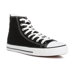 London Rag Men Round Toe Mid-Top Canvas Sneakers-picture-10