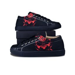 KobSook Women Printed Round Toe Sneakers-11