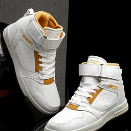 ASIAN Men Perforations Memory Foam Insole Mid Top Sneakers-image-88
