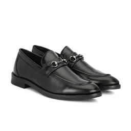 SHOZANIA Men Leather Formal Horsebit Loafers-picture-31