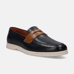 Bugatti Men Sandiago Textured Leather Loafers-image-18