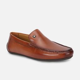 Louis Philippe Men Leather Comfort Insole Loafers-image-66