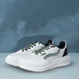 Xtep Men Textured Lightweight Lace-Up Sneakers-5
