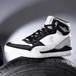 Red Tape Men Mid Top Colourblocked Sneakers-image-86