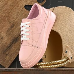 El Paso Women Lightweight Lace Up Sneakers-56