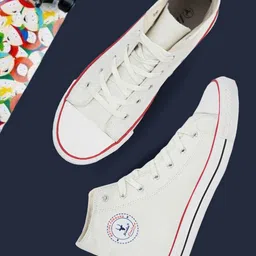 HIROLAS Men Canvas Lace-Up Sneakers-picture-45