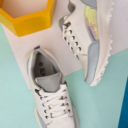 El Paso Women Synthetic Colourblocked Sneakers-picture-18