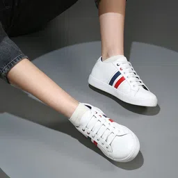 Inc 5 Women Striped Comfort Insole Sneakers-36