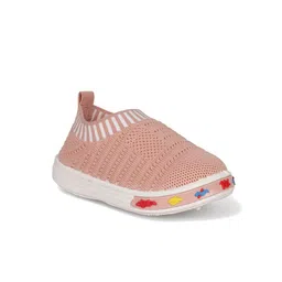 Lil Lollipop Infants Textured Round Toe Slip-On Sneakers-44