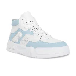London Rag Men Textured Mid-Top Lace-Up Sneakers-16
