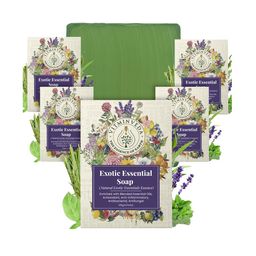 VITMINVEDA Set Of 5 Natural Exotic Essential Herbal Soap Bar - 125g Each-14