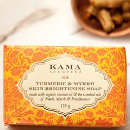 KAMA AYURVEDA Sustainable Turmeric Myrrh Skin Brightening Soap 125 g-15