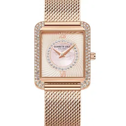 Kenneth Cole Women Stainless Steel Bracelet Style Straps Analogue Watch KCWLG2238002LD-image-40