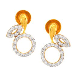 BHIMA Jewels 22K Hallmark 916 Purity Yellow Gold Heart Stone Necklace-image-82