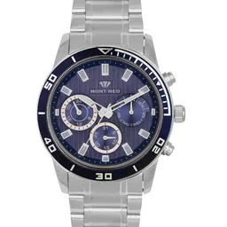 MONT NEO Men Embellished Dial Bracelet Style Straps Chronograph Analogue Watch 1036C-M1505-25