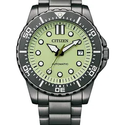 Citizen Men Embellished Dial & Bracelet Style Straps Analogue Watch NJ0177-84X-0