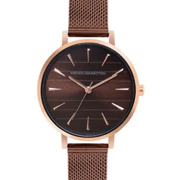 French Connection Women Dial & Stainless Steel Bracelet Style Straps Analogue Watch FCN00069H-54