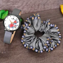 Franklord Women Printed Dial & Leather Bracelet Style Straps Analogue Watch F-135 SLGLG-picture-41