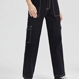 MASTERLY WEFT Women Super Relaxed Fit High-Rise Low Distress Stretchable Jeans-picture-21