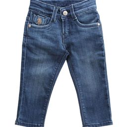 U.S. Polo Assn. Kids Boys Classic Slim Fit Mid Rise Light Fade Stretchable Jeans-image-30