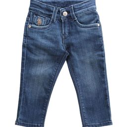 U.S. Polo Assn. Kids Boys Classic Slim Fit Low Distress Light Fade Stretchable Jeans-image-28