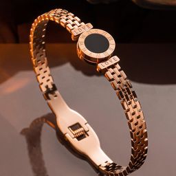 Jewels Galaxy Women Rose Gold-Plated Bangle-Style Bracelet-27