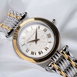 Balmain Women Brass Patterned Dial & Stainless Steel Bracelet Style Straps Analogue Watch B81323912-image-45
