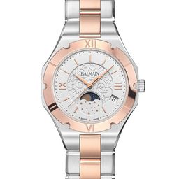 Balmain Women Brass Patterned Dial & Stainless Steel Bracelet Style Straps Analogue Watch B45983312-image-38