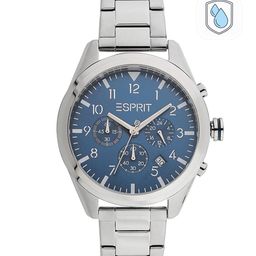 ESPRIT Women Blue Dial & Silver Toned Stainless Steel Bracelet Style Straps Analogue Watch-image-60