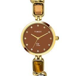 Timex Women Embellished Bracelet Style Straps Analogue Watch TWEL17800-image-16