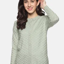 CLAPTON Checked Woollen Cardigan-16