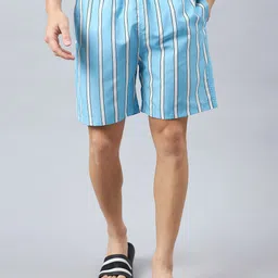 Style Quotient Striped Swim Shorts-image-4