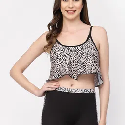 CUKOO Women Printed Two piece Tankini Swimwear-image-16