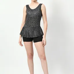 JMT Wear Floral Printed Round Neck Swimwear-image-76